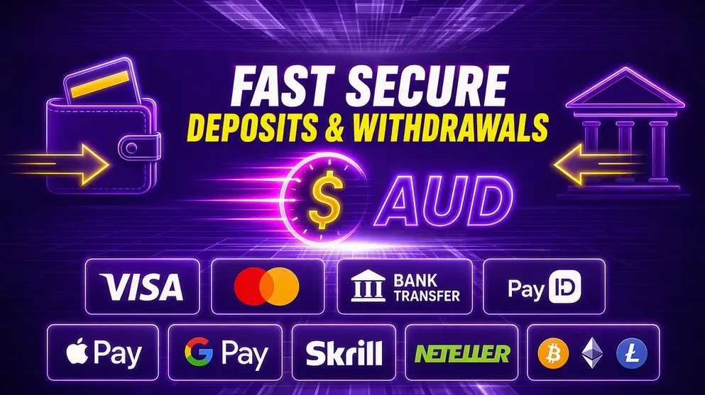 Visa Mastercard bank transfer payment logos AUD